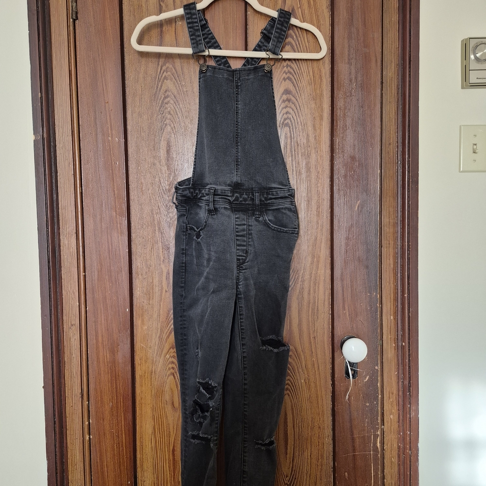 American Eagle Outfitters Charcoal Overalls